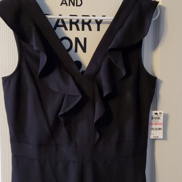 Bar III Black Ruffled Romper - Picture 2 of 3